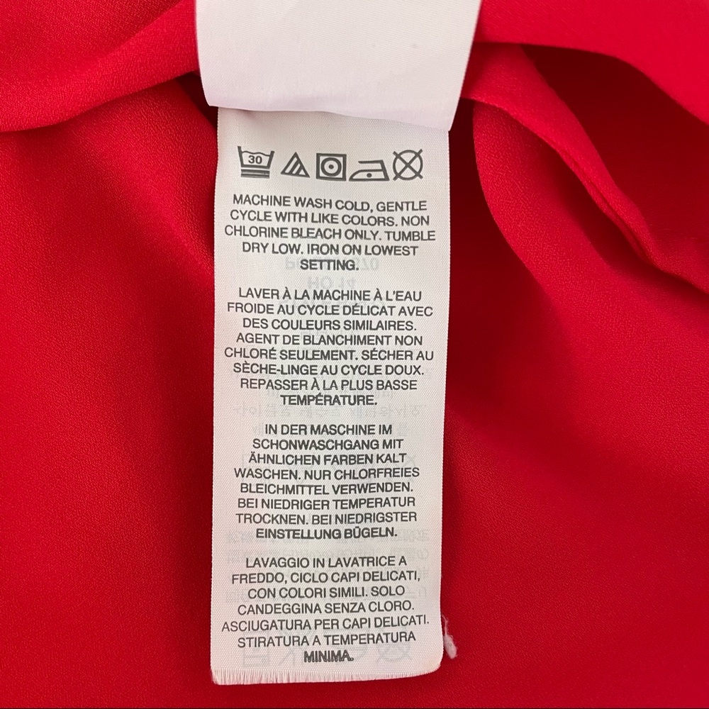 J Crew Red Blouse - Picture 5 of 8